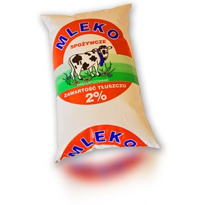 Mleko spożywcze świeże 2% folia 0.5l, 0.9l