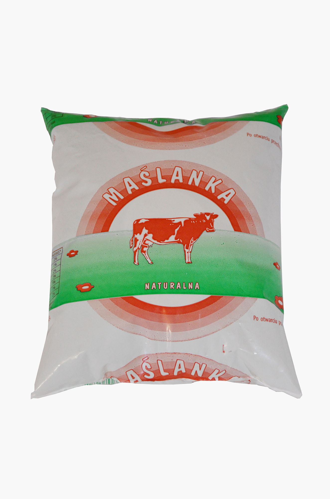 Maślanka naturalna folia 0.5l, 1l