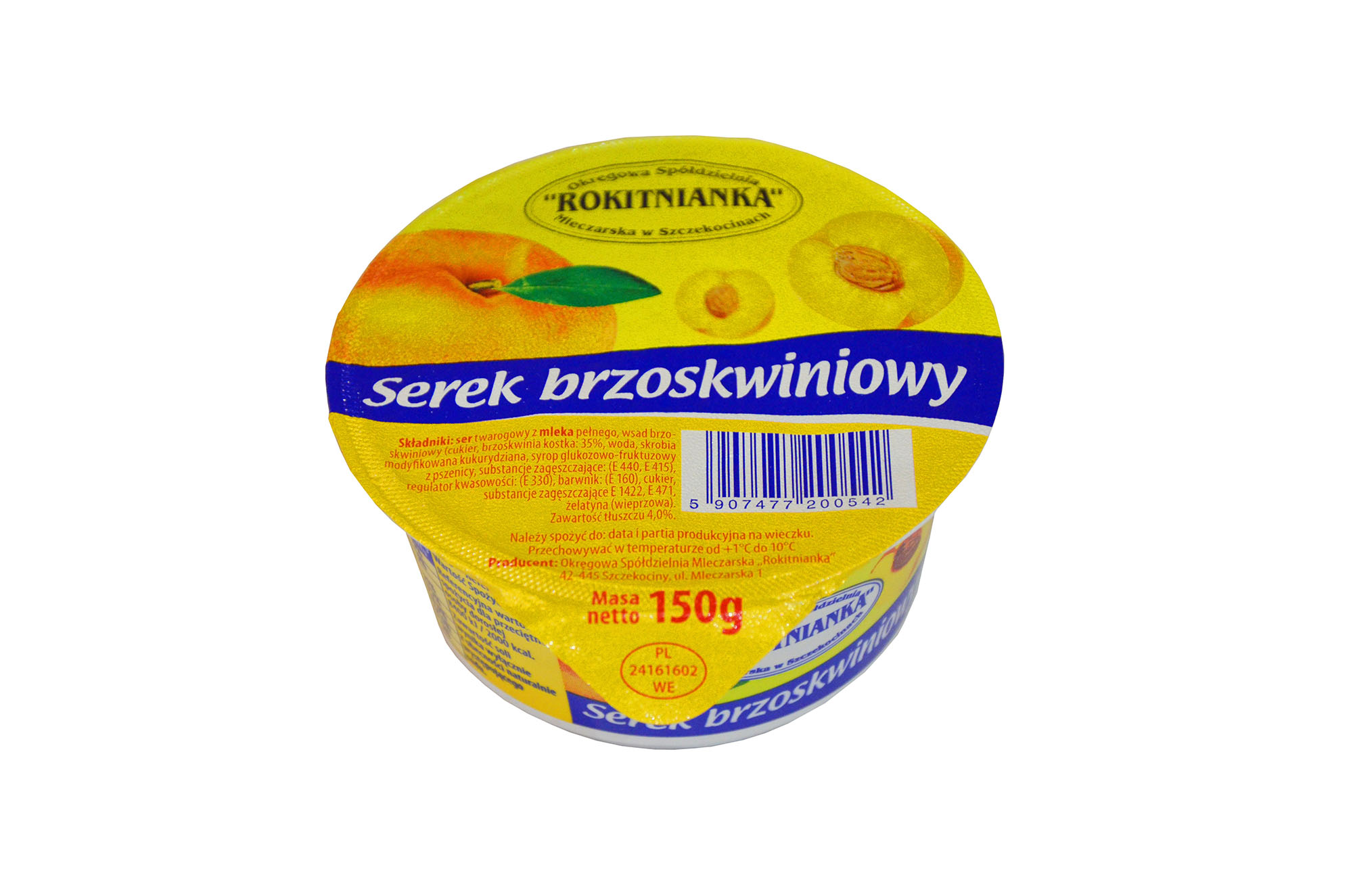 Serek brzoskwiniowy 150g